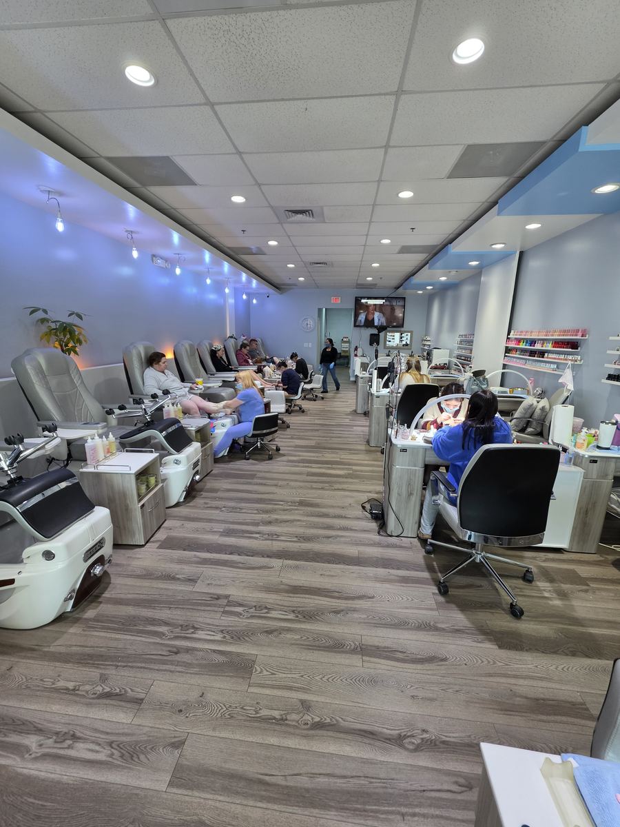 Q Nails Bonsack pedicure and manicure stations