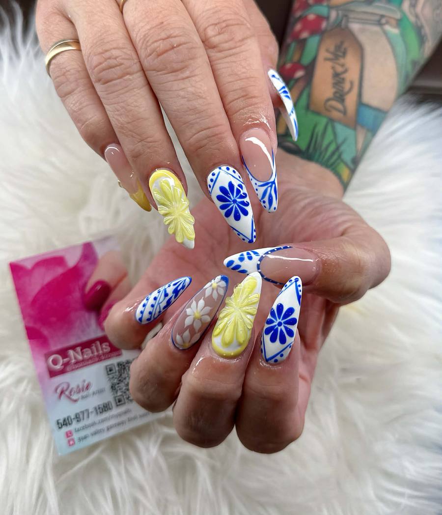 Blue Talavera & Lemon